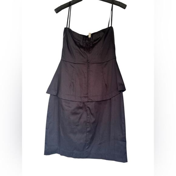 B.SMART | NWT Elegant Black Strapless Peplum Dress size 4 [08] - Picture 5 of 9